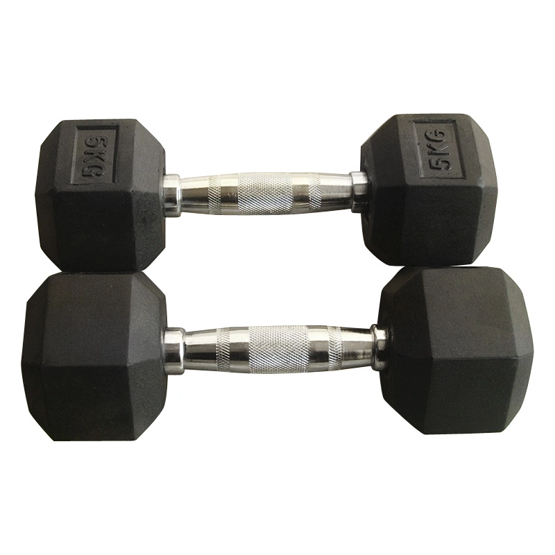 Cast Iron Black Tz Fitness Carton Environmental Rubber Dumbells Dumbbells