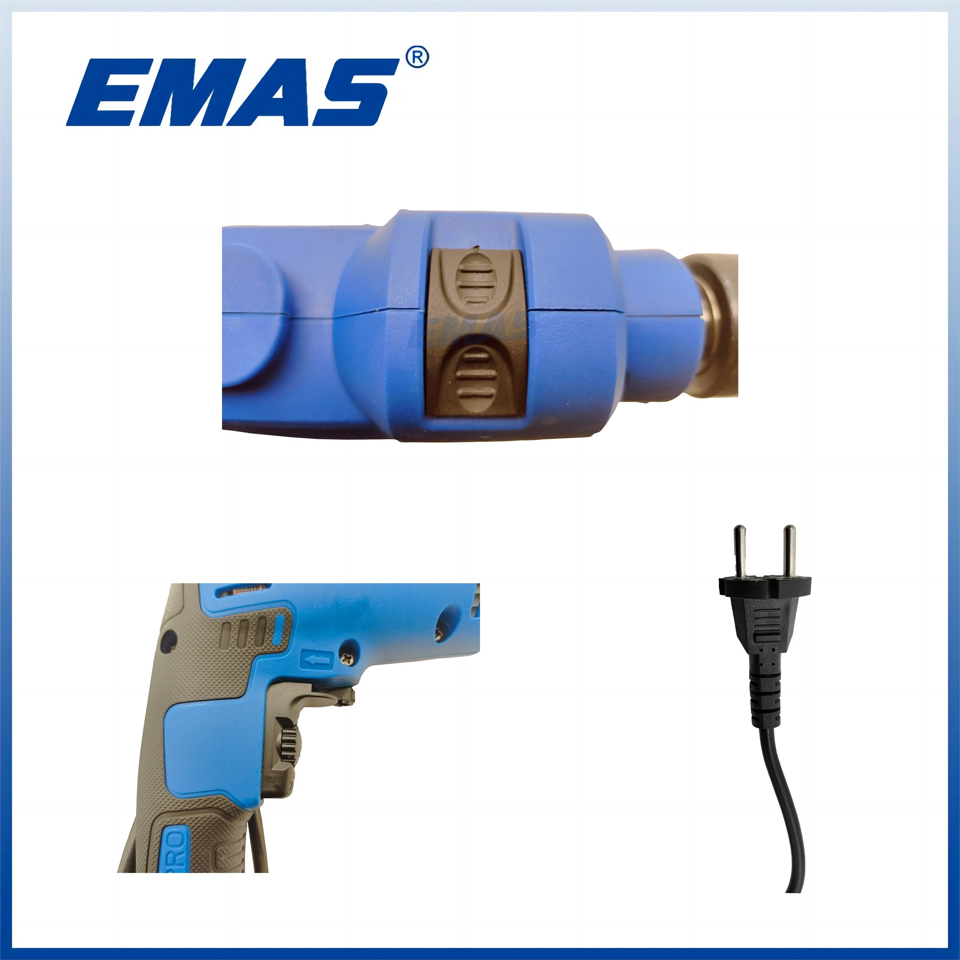 EMAS Power Tools 220V Elektrische Bohrmaschine 650W Schlagbohrmaschine 13mm