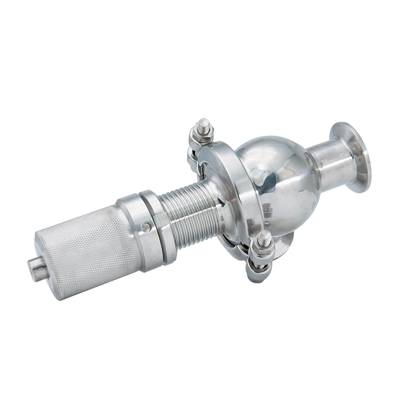 DN40 Sanitary Manual Pressure Safety Relief Valves with Clamping Connection