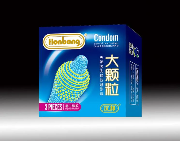 Latex Ultra Thin Sleeve Sexy männlich OEM Mann Sex gepunktet Kondom