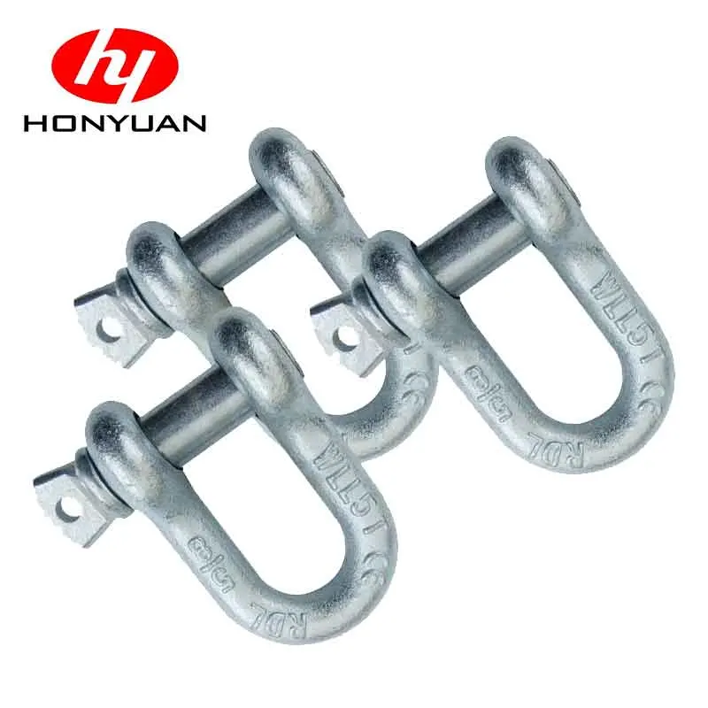 Rigging Hardware Forging Parts Us Type G210 Forging Marine Carbon Steel Forged Chain Lifting Shackle