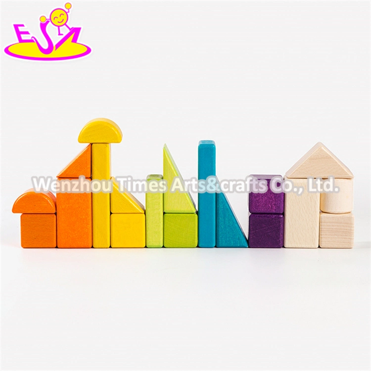 New Design Best Educational Building Blocks Wooden Construction Toys for Kids W13A131