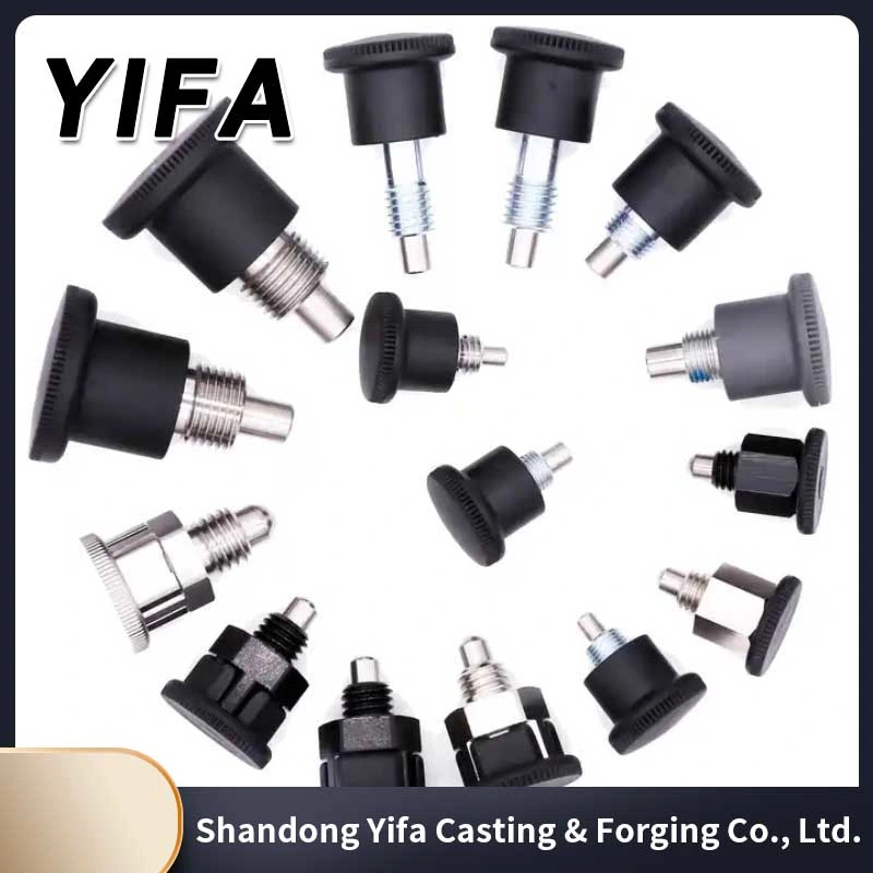 Stainless Steel Indexing Plunger Spring Pin Steel Barrel Spring Spare Parts Plunger Pin with Lock Slot