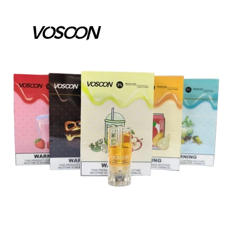 Vosoon Pod 2ml Cool Flavour OEM/ODM 600puff Can Be Used for Relx Classic Vape Wholesale/Supplier vapes Infy