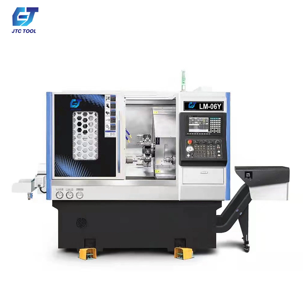 Jtc Tool Metal Processing China Manufacturing ODM Custom Turn CNC Ruida Control System Lm-08y Compact CNC Milling Machine with a Y-Axis Power Turret