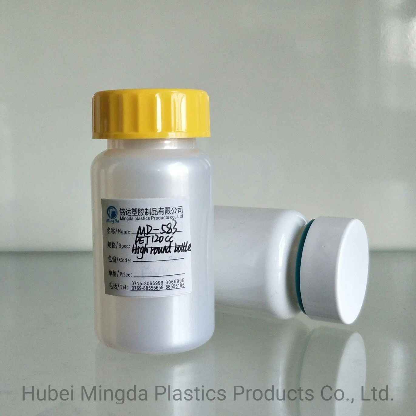 Pet/HDPE MD-583 120ml Plastic Bottle for Medicine/Food/Health Care Products Packaging