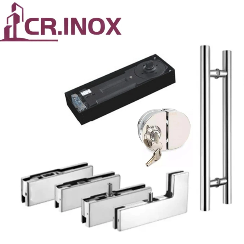 Hydraulic Spring Floor Set Patch Fitting Hinges for Glass Door