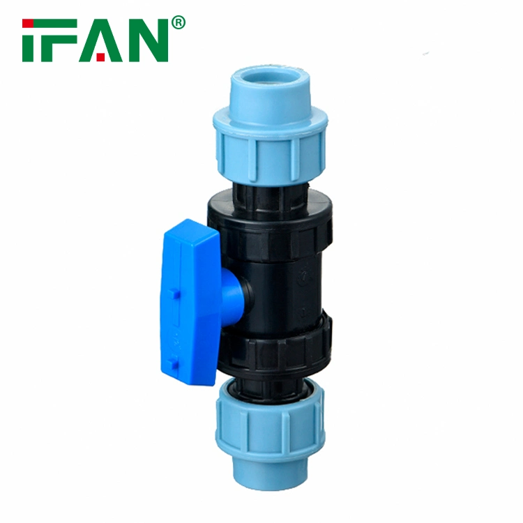 Ifan Safe HDPE Pipe Fittings Coupling Connector 601 Ball Valve for Water