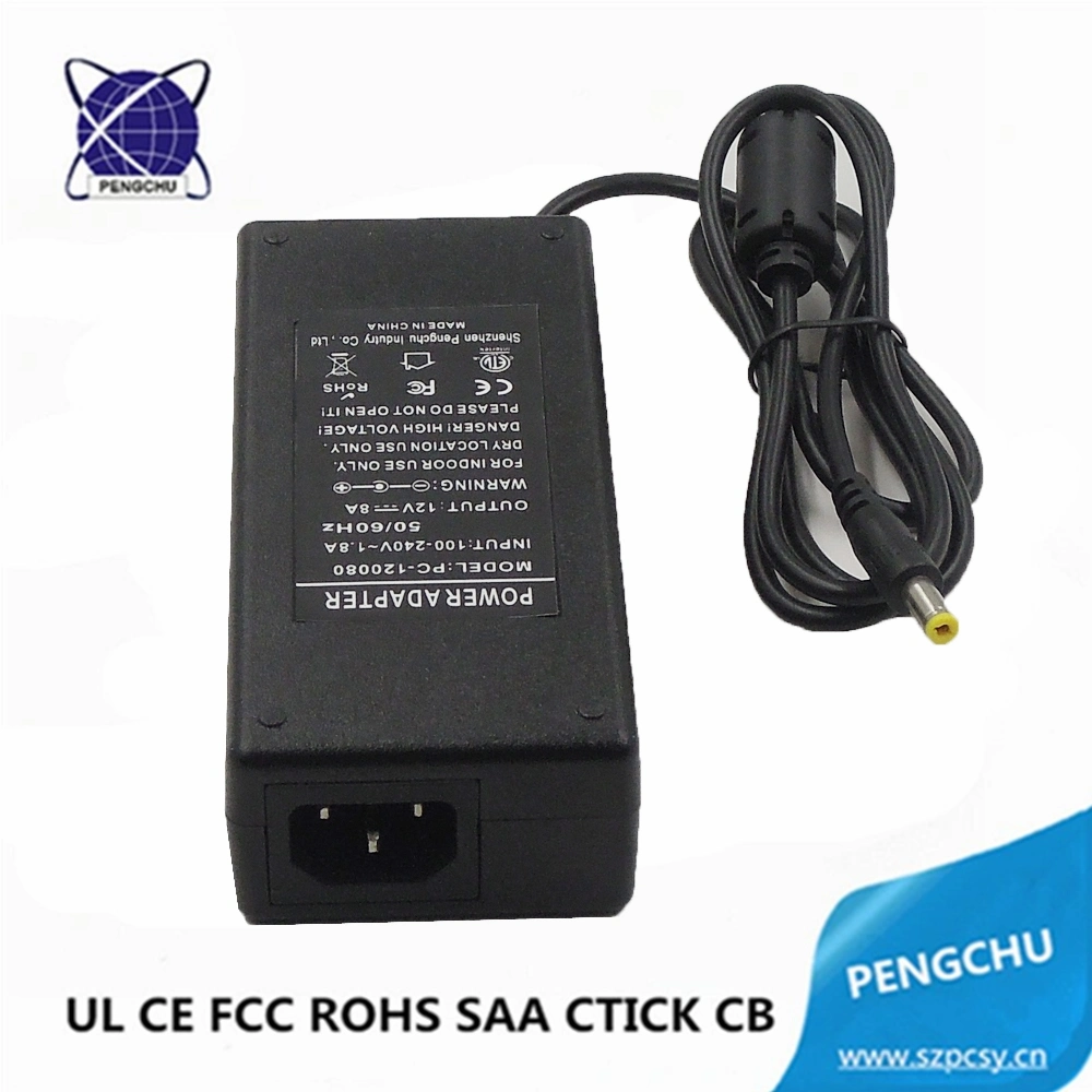 Desktop 24V 100W AC DC adaptador de alimentación de conmutación de sobremesa con UL CE FCC ROHS SAA CB PSE