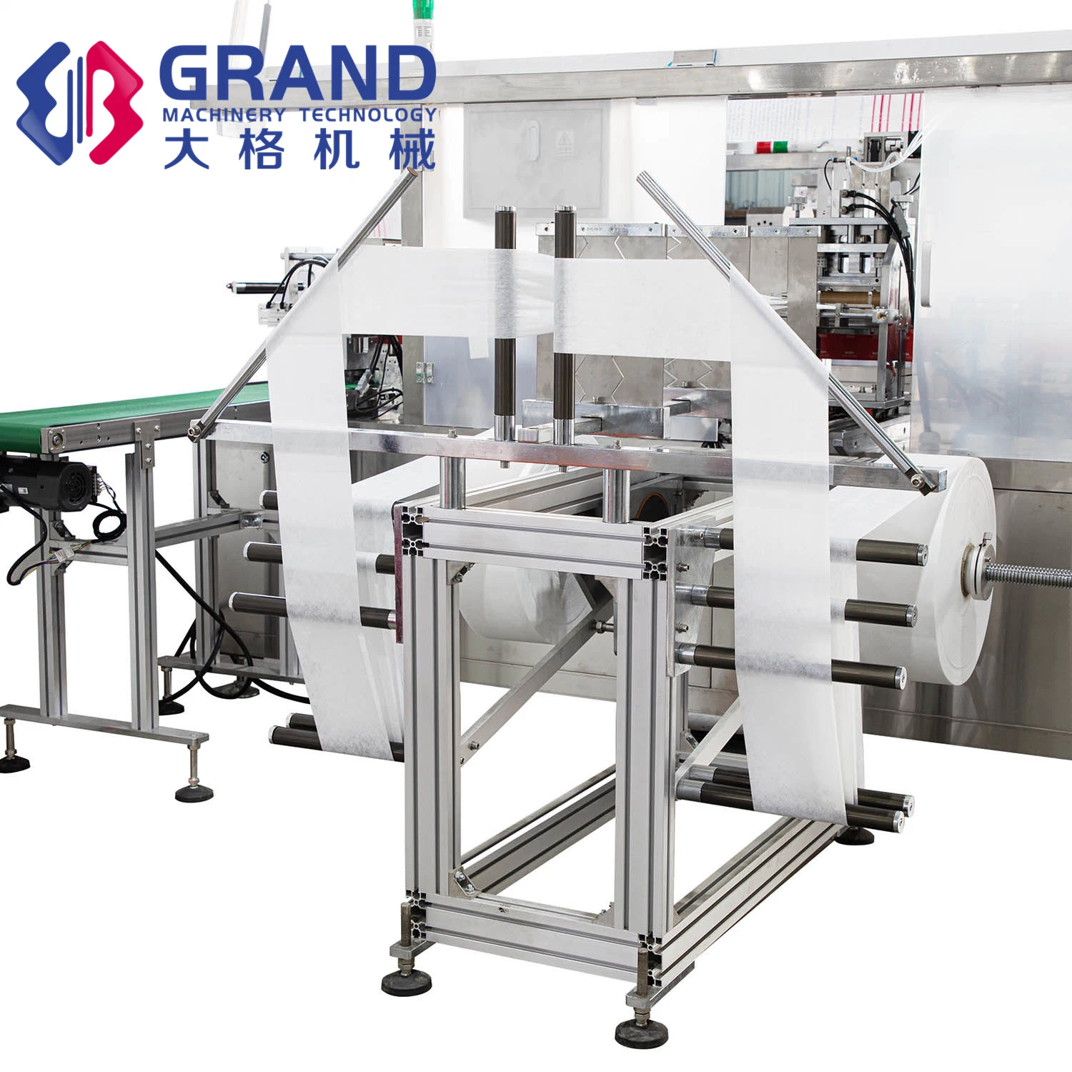 Vpd-250 Customized Size 40-140mm Wet Wipes Tissue Packing Machine Non-Woven Cotton Alcohol Swab Packing Machine