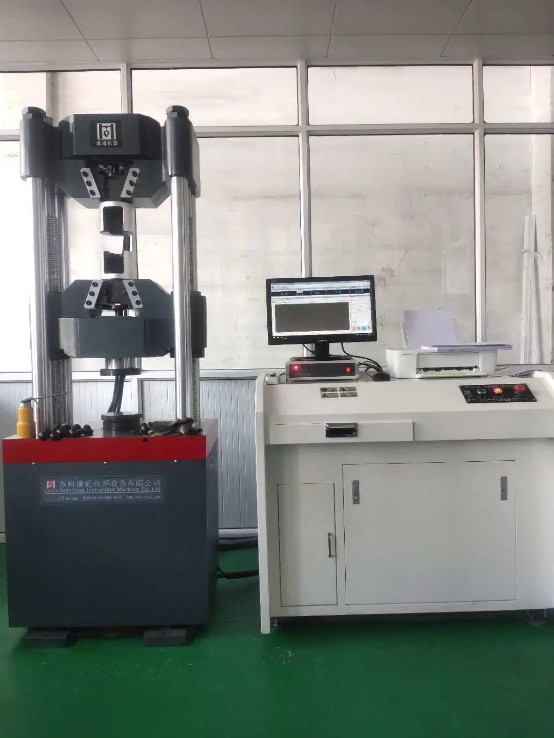 Aluminum Tensile Electronic Hydraulic Testing Machine with 300kn