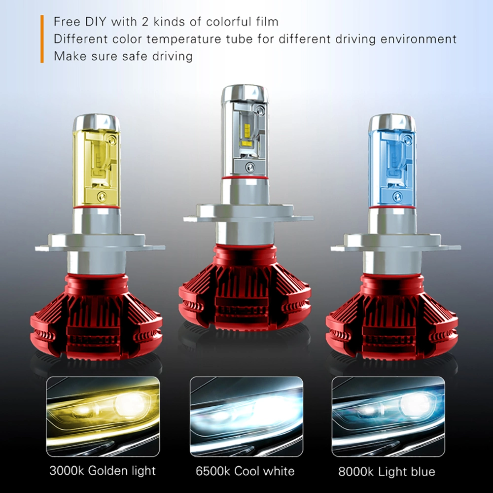 X3 Car Light Replacement Xenon Bulbs Depo Auto Lamp, H7 9007 H4 LED Headlight Bulbs