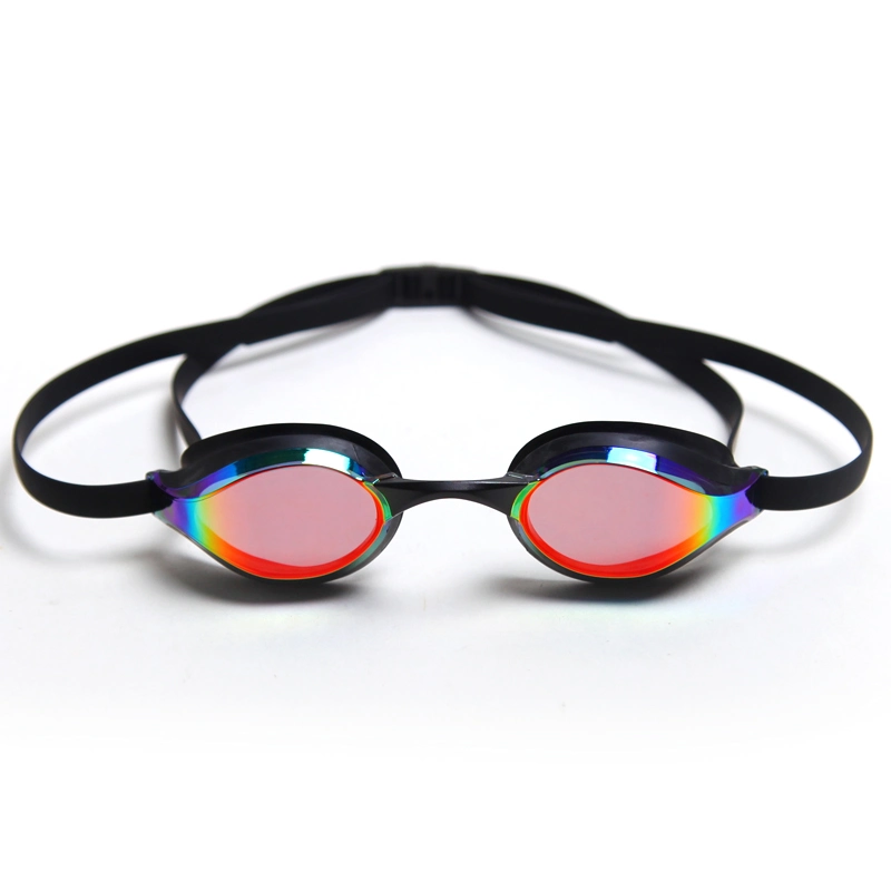 Anti-Fog ISD9001 gafas de natación calificado los modelos de carreras de logotipo personalizado