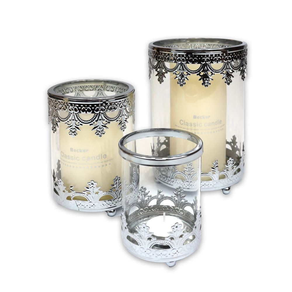 Retro Style Tea Light Candle Holders for Romantic Living Room