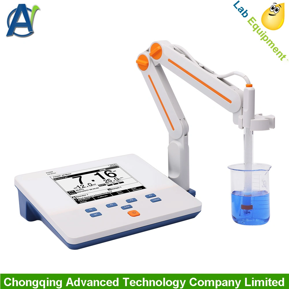 PH-Tischmessgerät mit LCD-Display