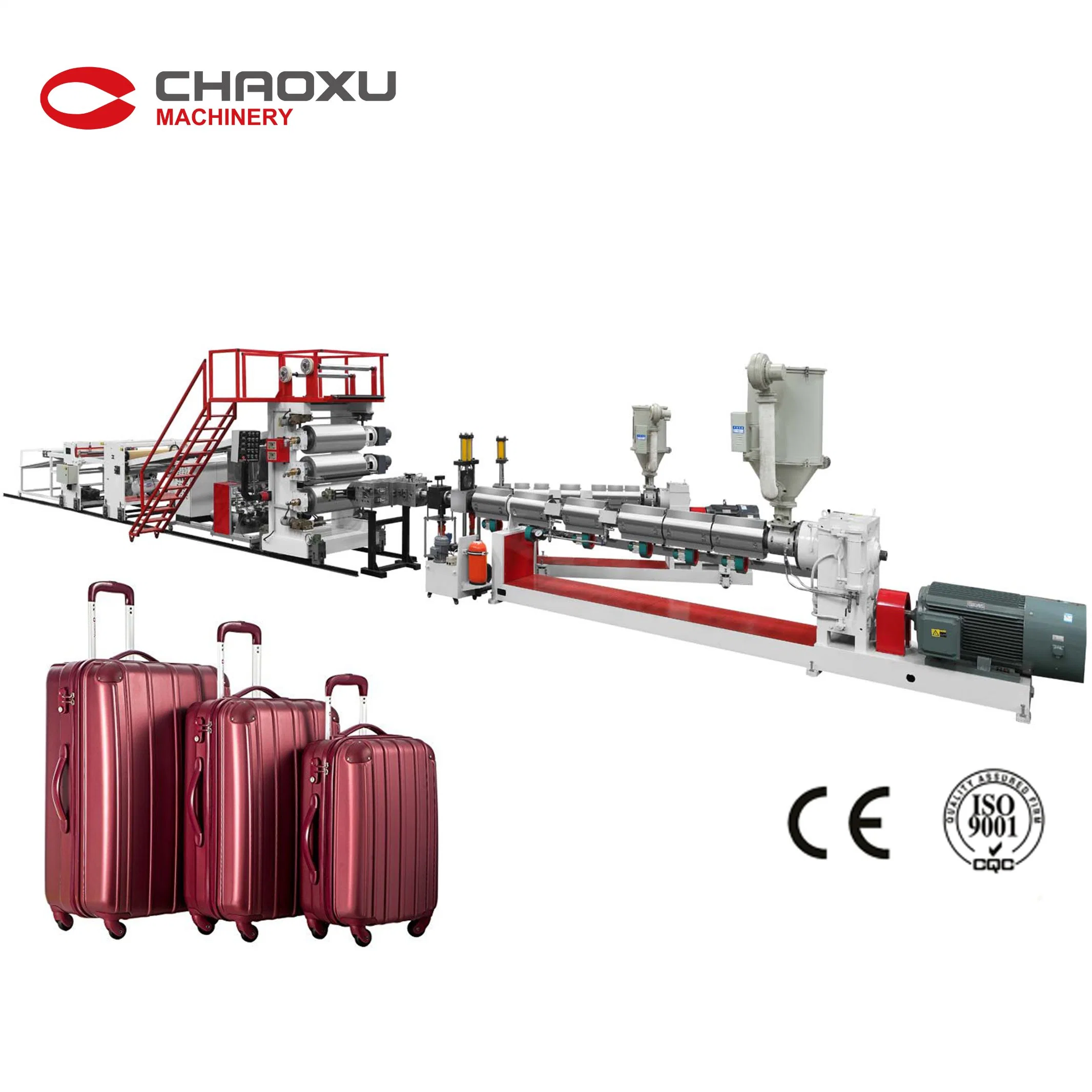 Chaoxu Double Screw Extrusion Machine/ Luggage Production Line/Suitcase Making Machine/Trolley Case Machine/ABS PC Plastic Sheet Extruder Machine