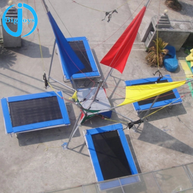 La norma Ce Bungee trampolín de inflables, Hoteles de 4 en 1L Bungee trampolin