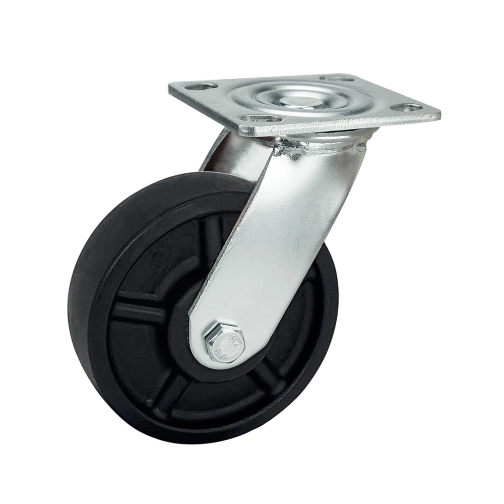 Wbd Environmental Superior Phenolic Wheels Heavy Duty Heat Resistant Caster Wheels Hand Cart/ Medical Cart Caster Wheel with Side Brake