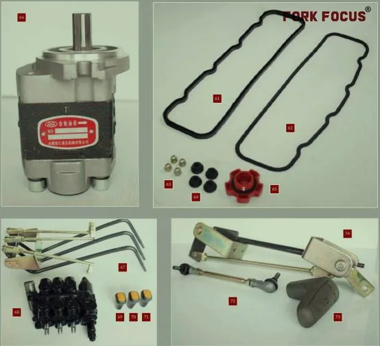 Euro Standard Right Steering Knuckle Spare Parts of a Forklift