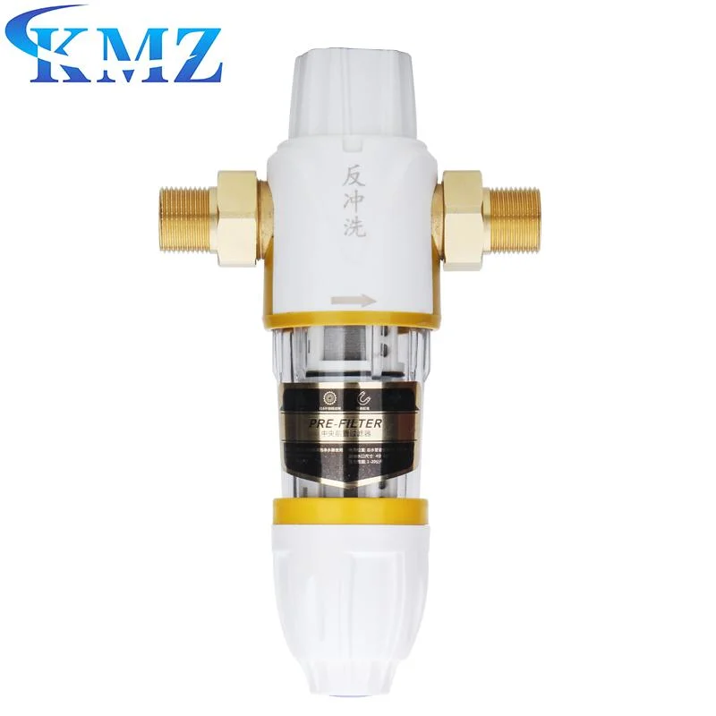 Factory Price Whole House Water Purification System Brass Sediment Pre-Filter with Self Cleaning Home Water Filter Water Prefilter