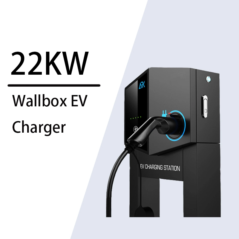 22kw Type2 Wall-Mounted AC 3 Phase Charging Unit for Electric Vehicles