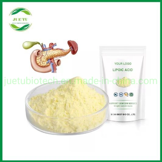 Yellow Crystalline Powder/Alpha-Lipoic Acid/High quality/High cost performance /Good Price/Soluble in Water/Universal Antioxidant/Nutrition Heathy Product/Raw Material