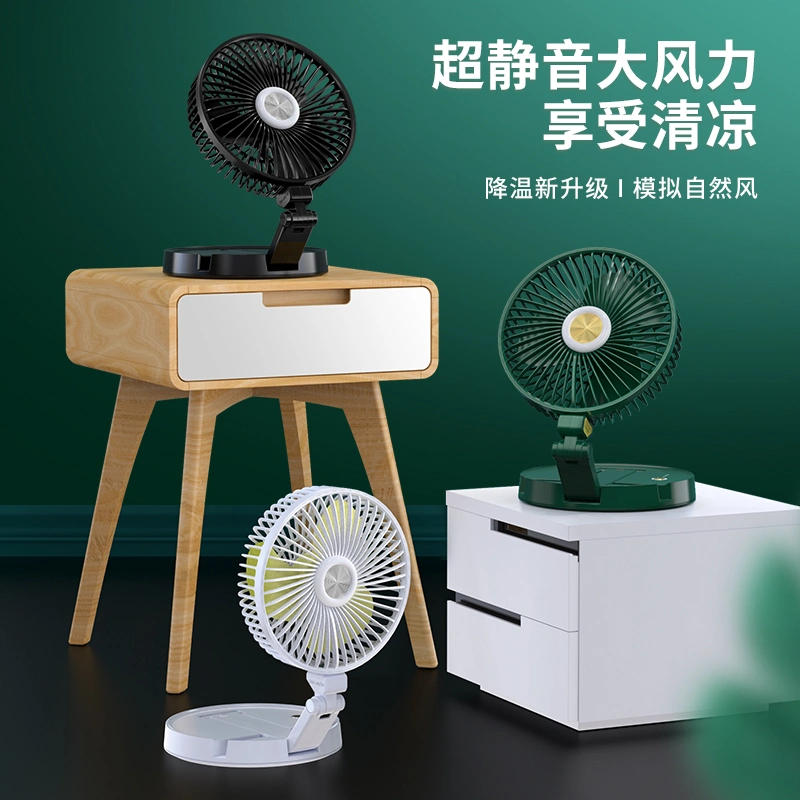 Conditioner Portable New Items Mini Air Ceiling with Light Wood Carving Craft Tower Table (desk) Fan