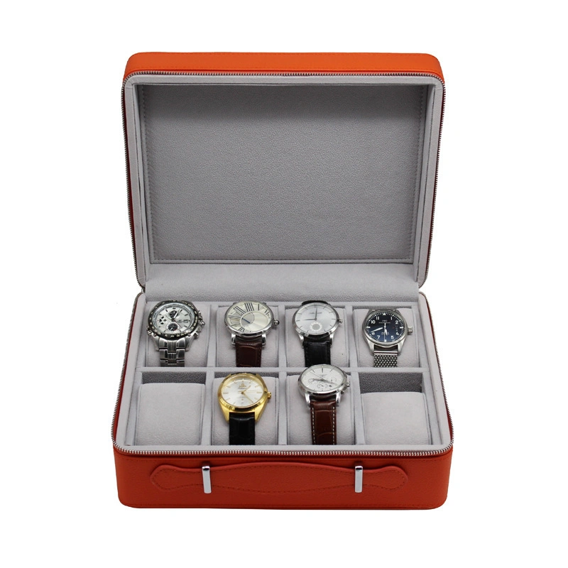 High quality/High cost performance PU Leather Watch Packing Box Watch Outdoor Suitcase Display