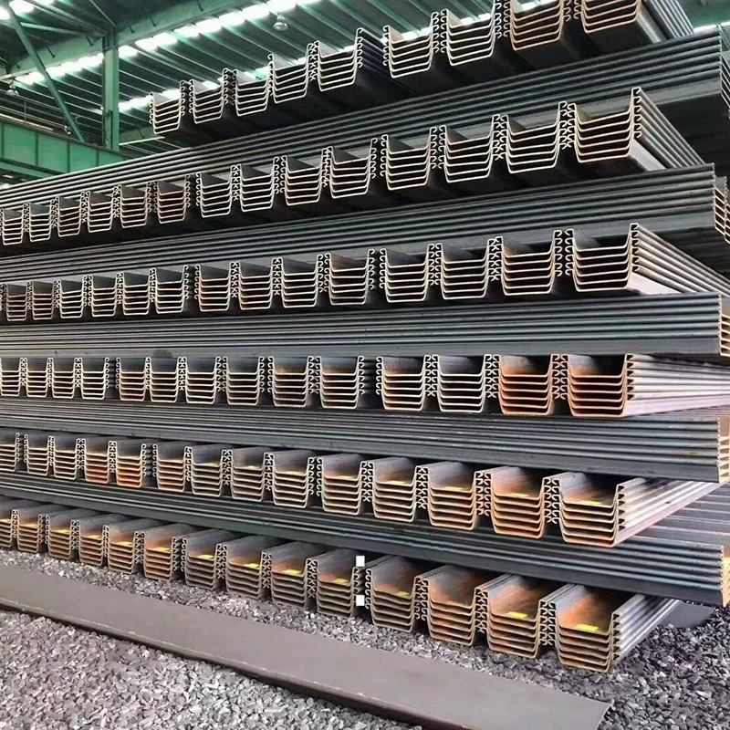 Good Quality Straight Steel Sheet Pipl U Shape Z Type Stype 12m 400*100 Larsen Steel Sheet Pile