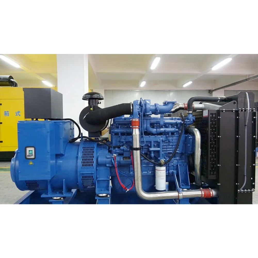 Grupo Electrógeno Diesel Prime Power 150kW 188kVA de tipo abierto con Motor Yuchai Yc6a245-D30 con Muffler y ATS