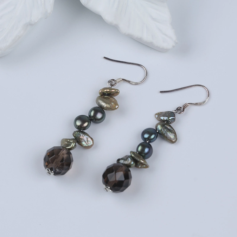 New Design Earring 925s Pearl Earring by Hand Making