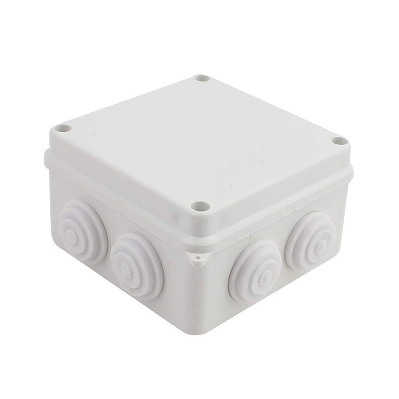 Can Be Customized IP65 IP66 Small White Plastic Mounted Waterproof Electrical Power Junction Box Types