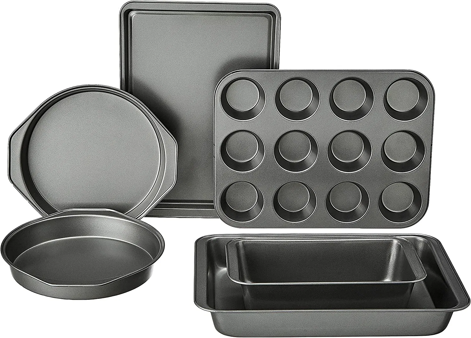 Heavy-Weight Steel Construction for Bakeware Set Thorough, Even Heating