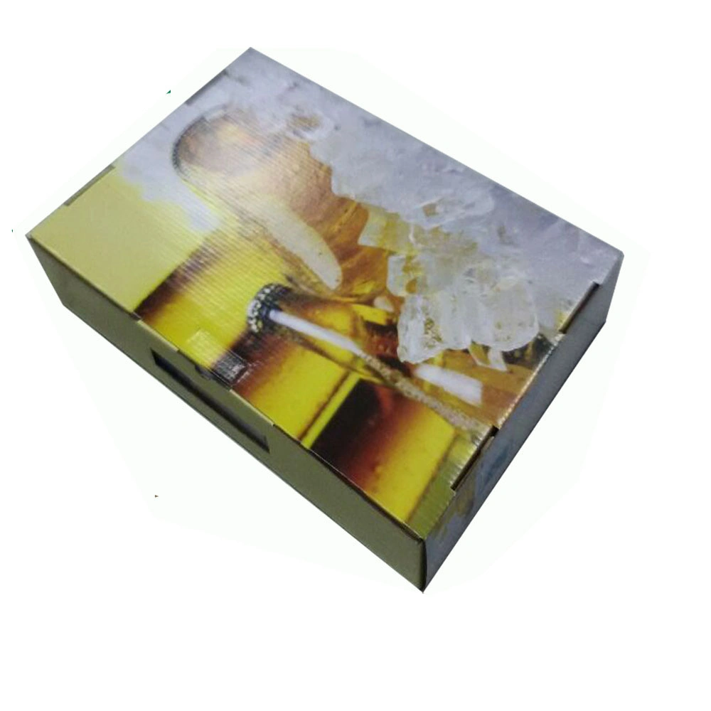 High quality/High cost performance  Matt Color Printing Custom Corrugated Wine Box (FP004)