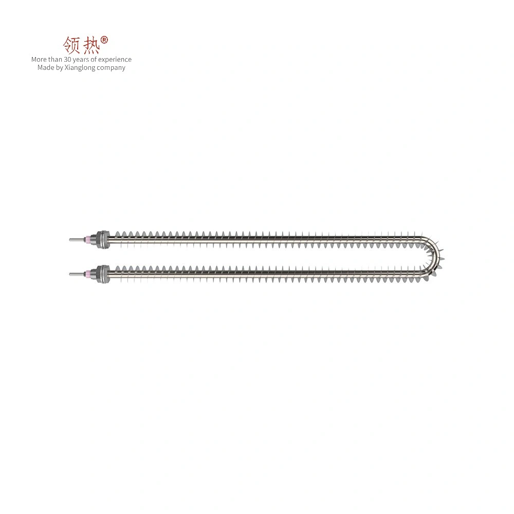 SS304 or Customized Resistance Finned Immersion Air Heater Tubular Tube Heating Element for Industrial