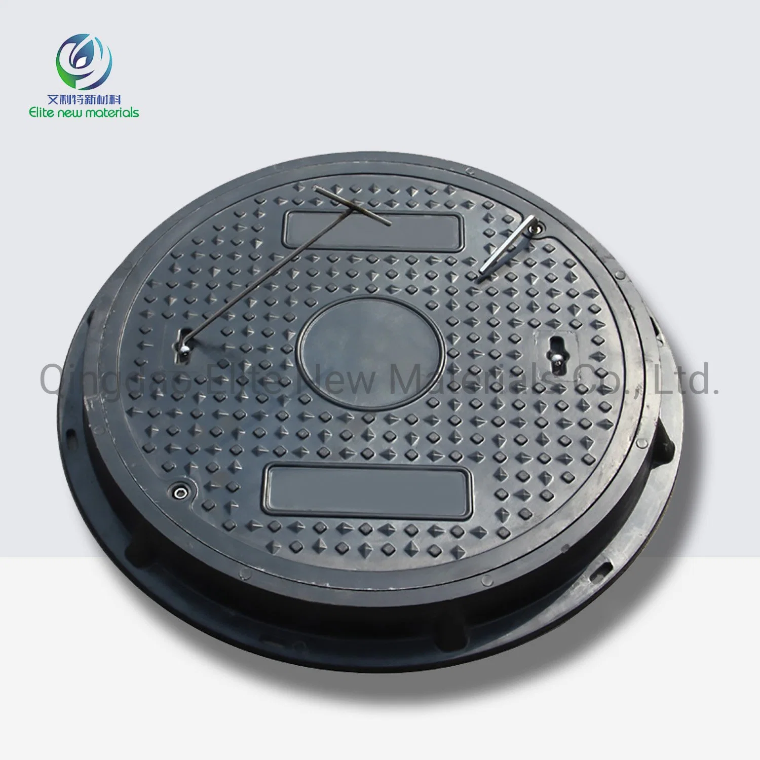 Elite SGS Passed BMC/SMC Plastic Anti-Theft Performance Round Composite Resin Manhole Cover