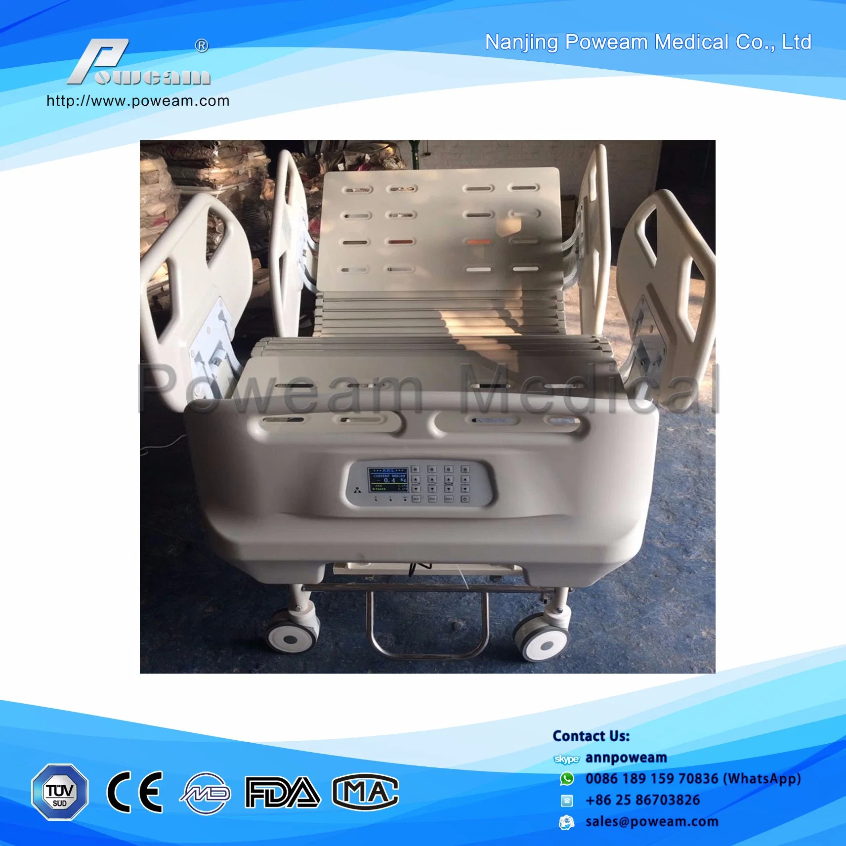 Emergency Folding Hospital Orthopedic Electric Bed