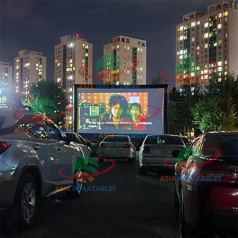 Outdoor Projector Screen Foldable Portable Inflatable Outdoor Movie Screen for Drive-in Movie Theaters Screen