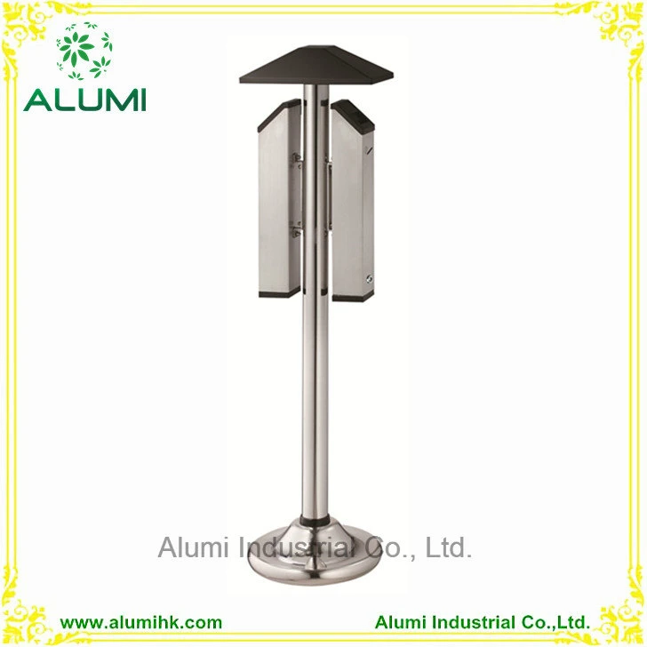 Stand Ashtray Bin From Alumi