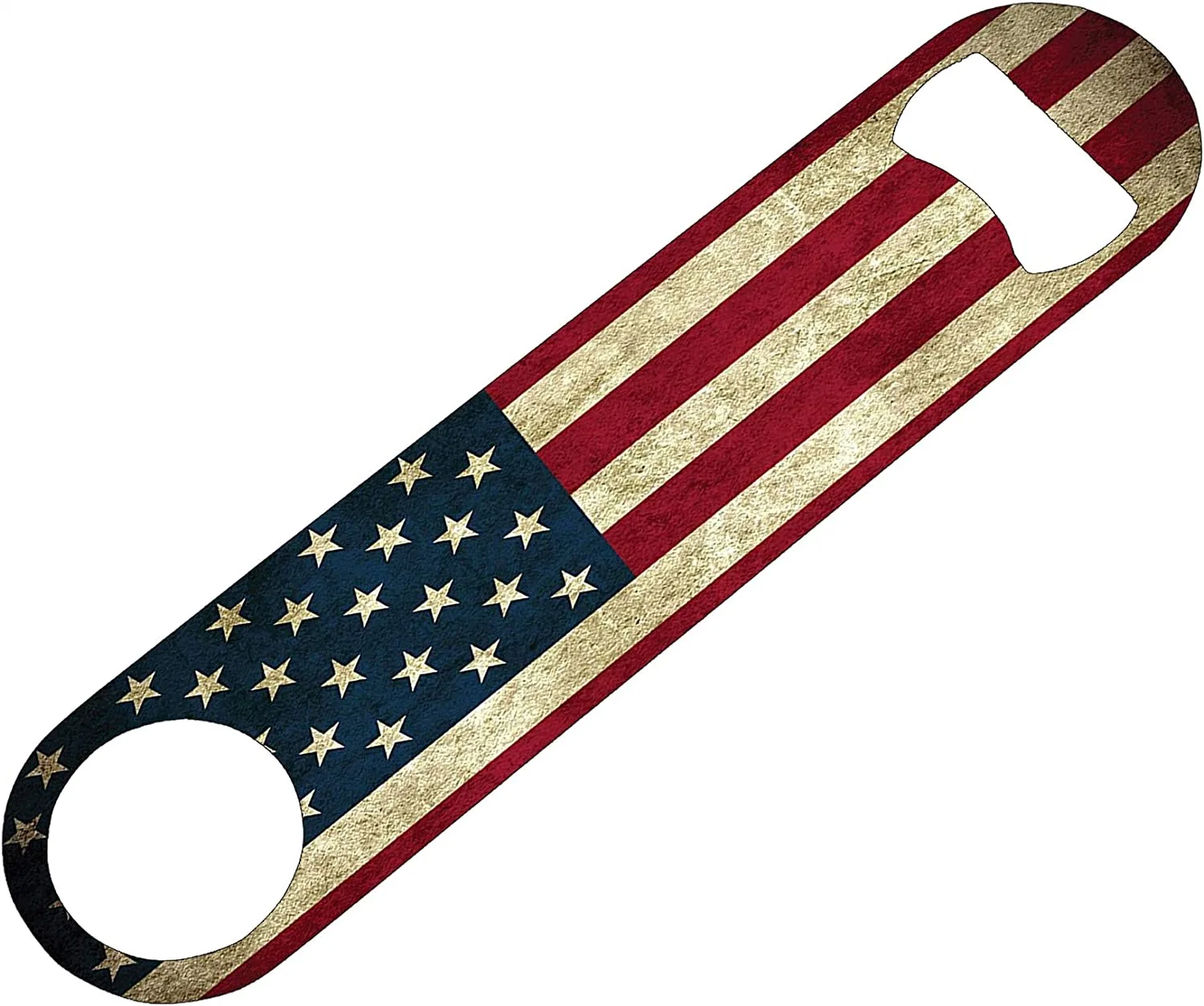 Porta-chaves para montagem na parede American Flag Printing 3D Epoxy Metal Crafts China Atacado promoção vinho garrafa cerveja Opener