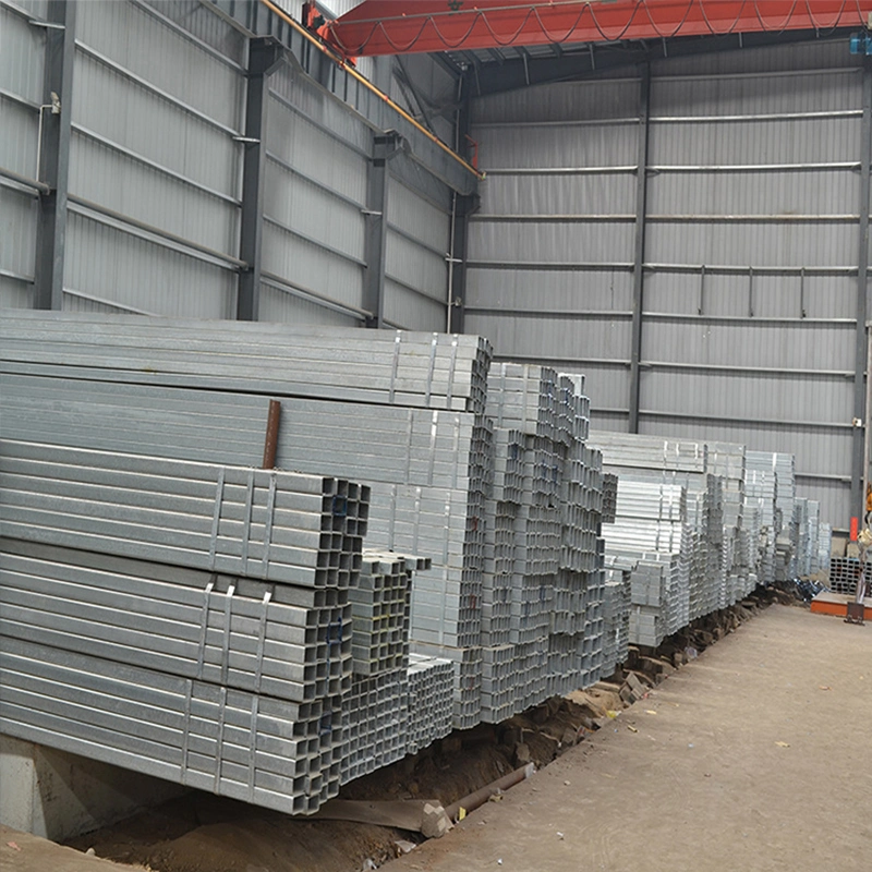 Hot DIP ASTM A36, ASTM A500, ASTM A53, ASTM 106 Greenhouses Structure 2X2 40X40 Rectangular Steel Galvanized Square Tube