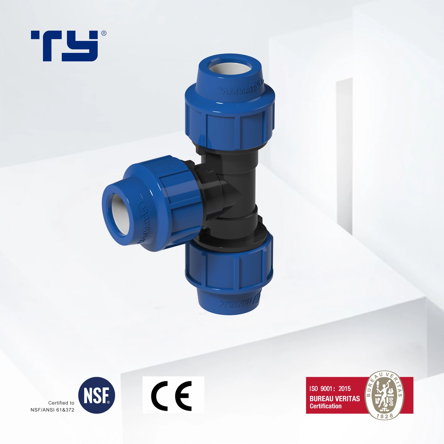 All Kinds of Quality Elbow PP Compression Fittings 2020 Latest Type for Irrigation Water Pipe