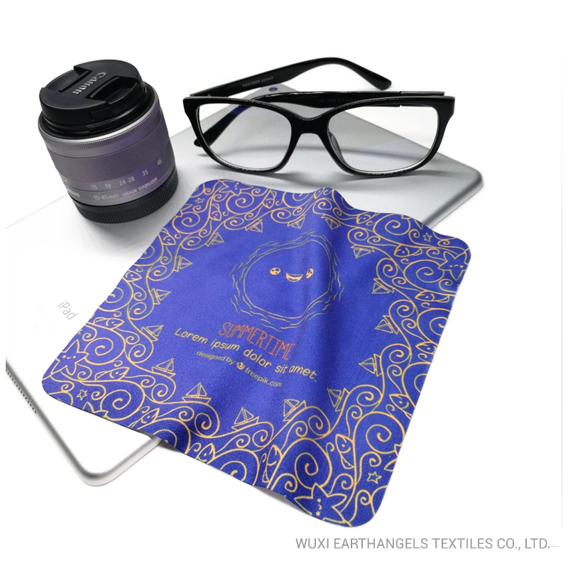 Heat Transfer Printing Soft Microfiber Glasses/Eyeglasses/Screen Cleaning Cloth