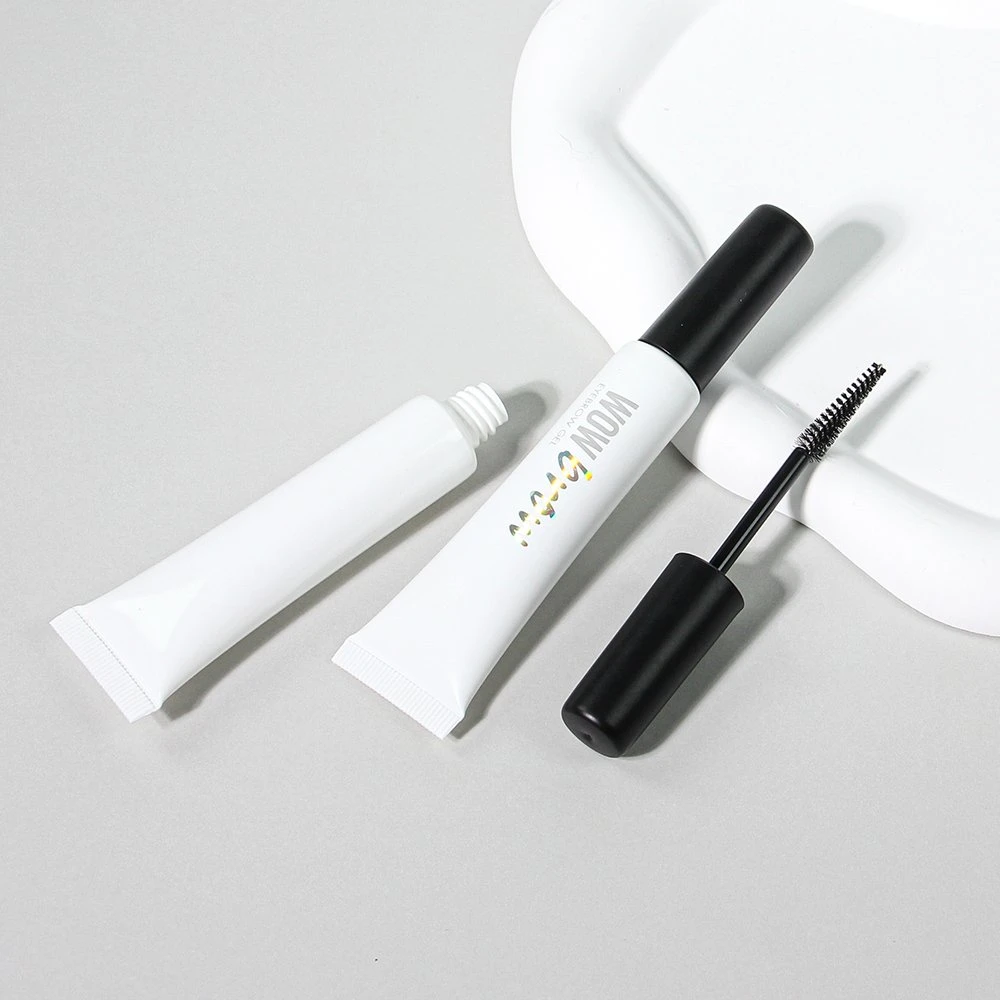 Custom Cosmetic Packaging 8ml Plastic Tube with Eyebrow Brush