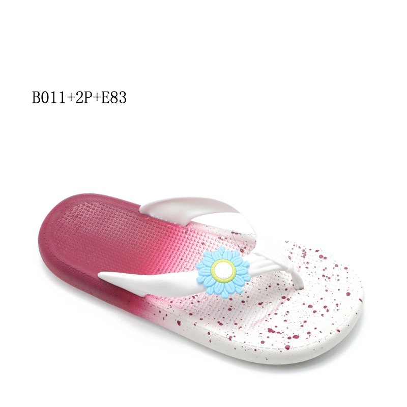 Sandálias confortáveis EVA Gradient Lady Shoes Flip Flop para mulher