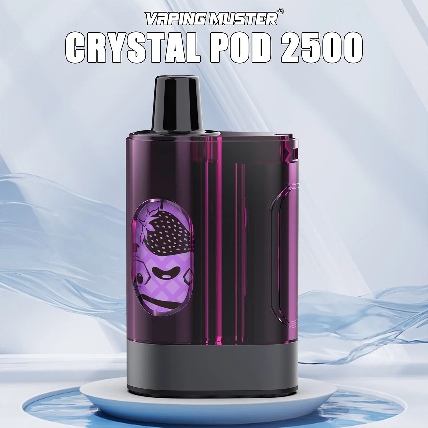 Vaporización Muster de alta calidad Crystal Pod 2500 recargable OEM ODM Cigarrillo electrónico al por mayor lápiz desechable VAPE