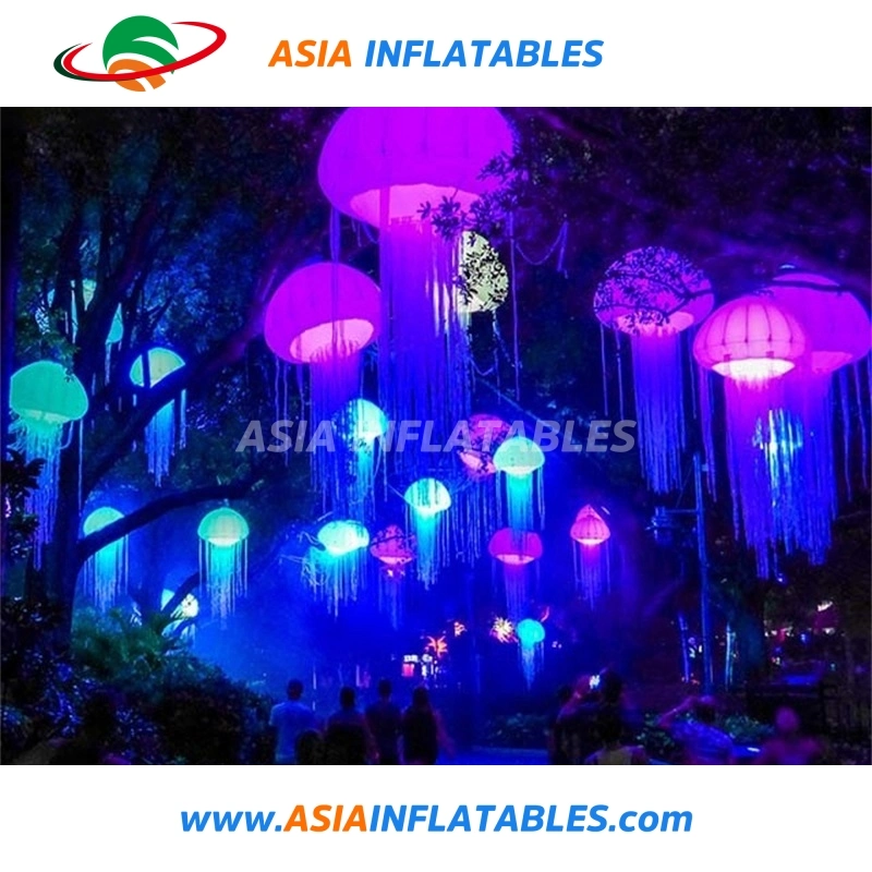 Decoration Event Stage Wedding Party LED Inflatable Jellyfish Balloon