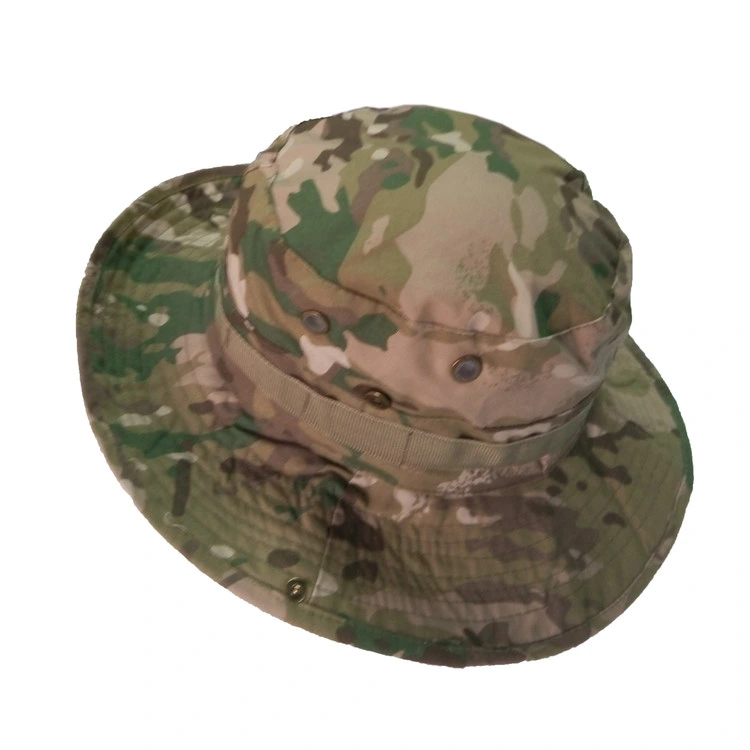 Custom Camo Multicam Fishing Bucket Hat Us Army style Tactical Cap