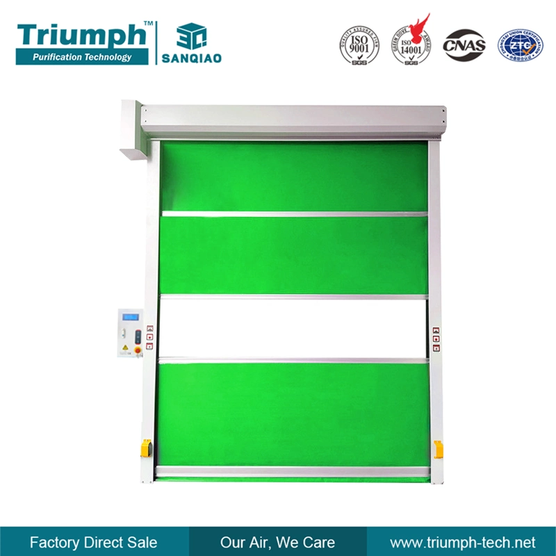 PVC Automatic Fast High Speed Vertical Steel Roller/Rolling Shutter Door for Sale