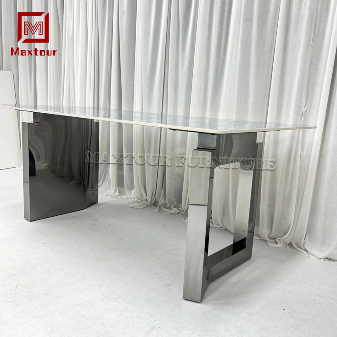 Popular Unique Nordic Style Modern Dining Room Set Italian Home Furniture Marble Dining Table